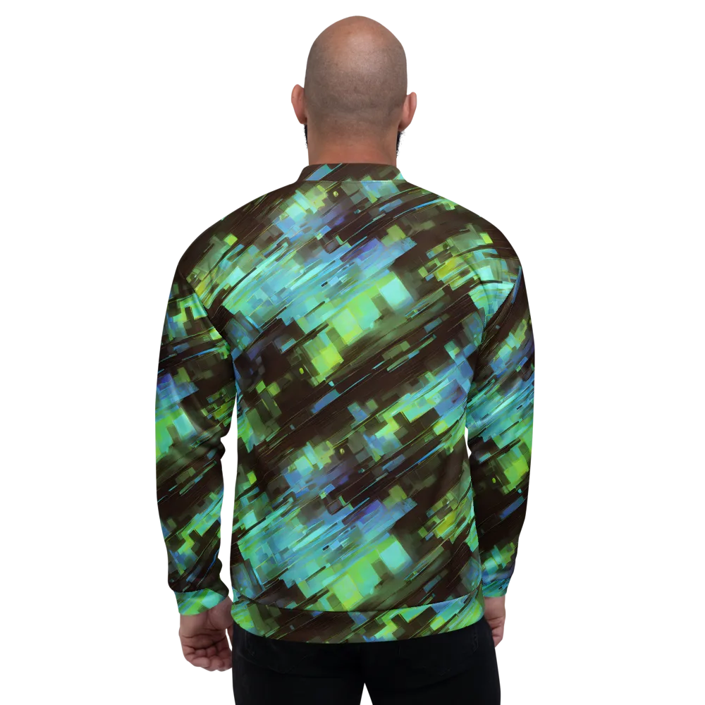 Cyber Shard on Bomber Jacket — Back