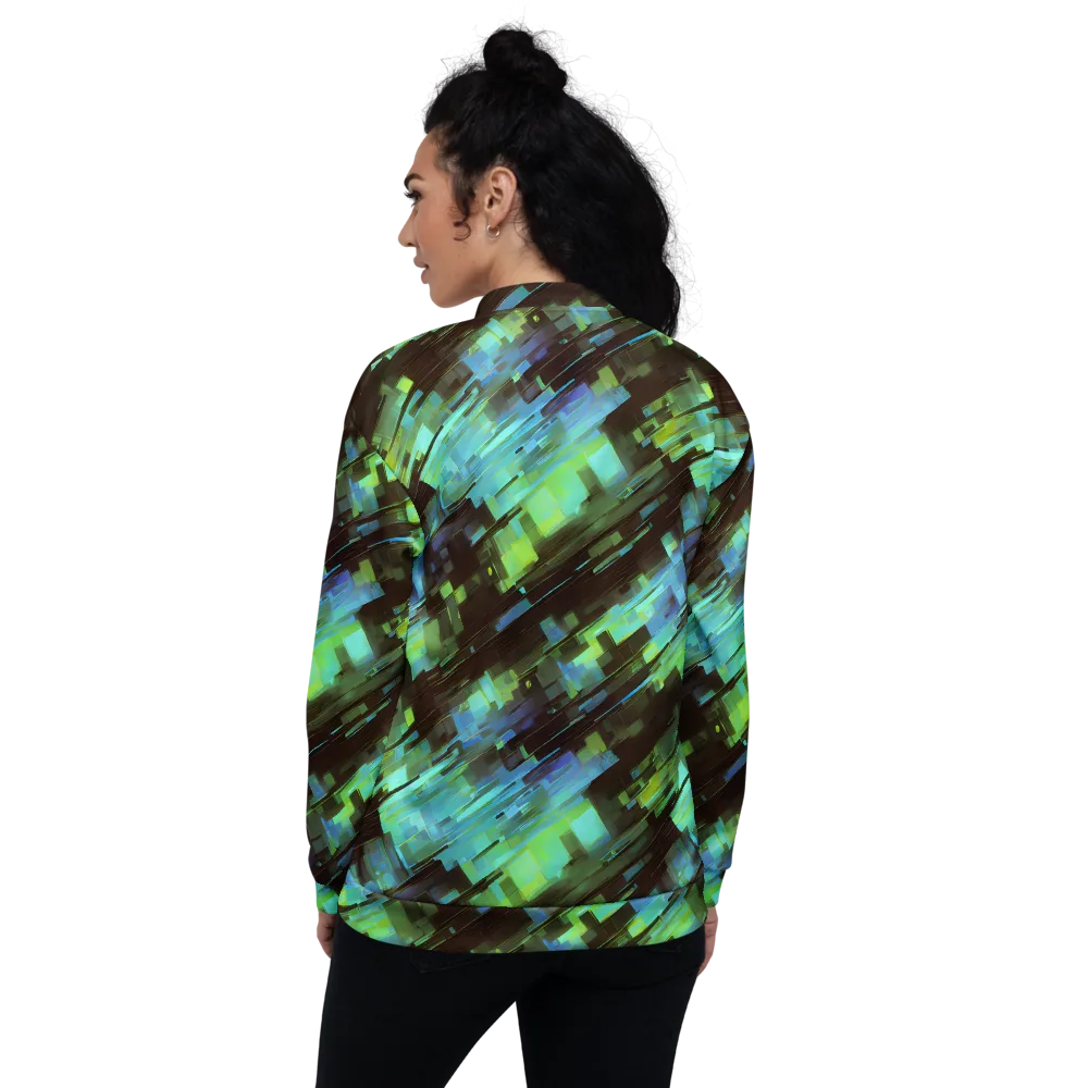 Cyber Shard on Bomber Jacket — Back