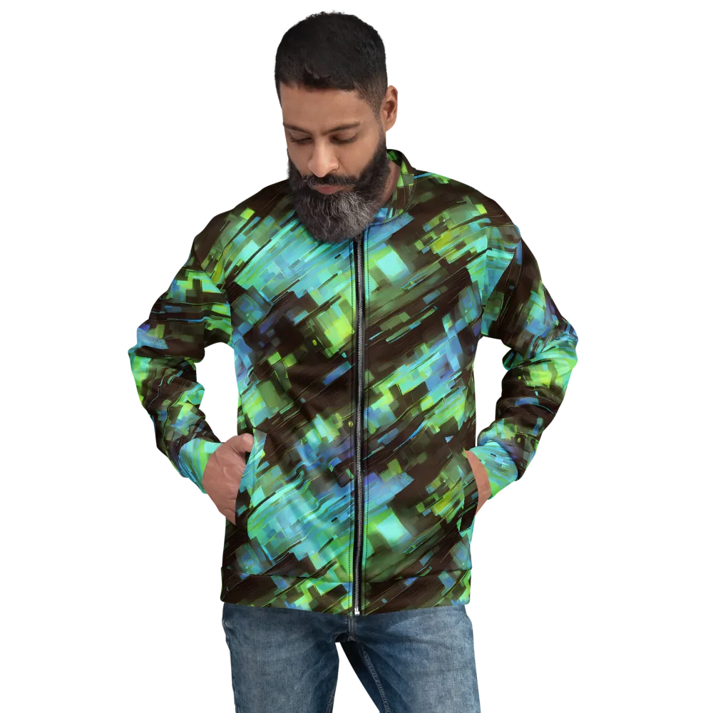 Cyber Shard on Bomber Jacket — Front