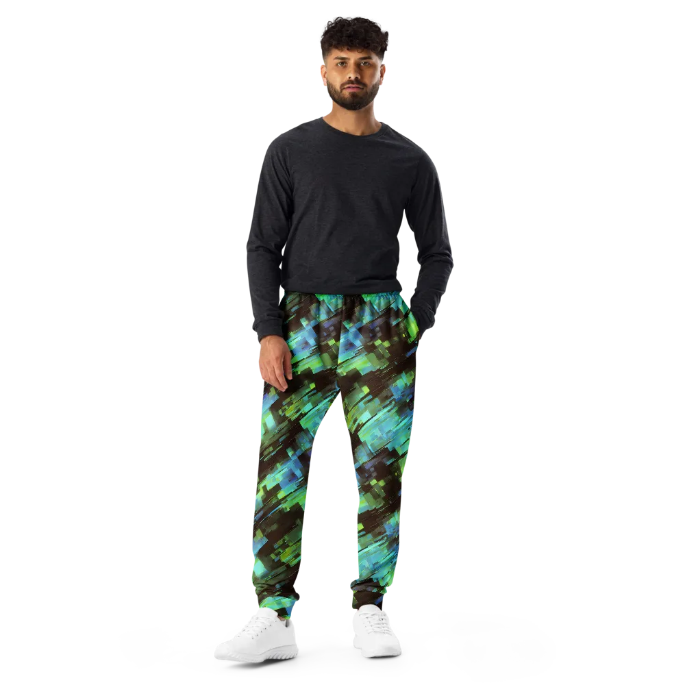 Cyber Shard on Men's Joggers — Front