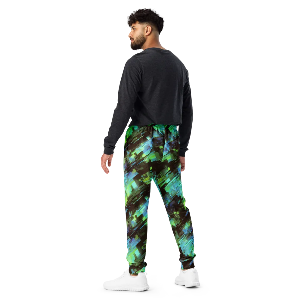 Cyber Shard on Men's Joggers — Back