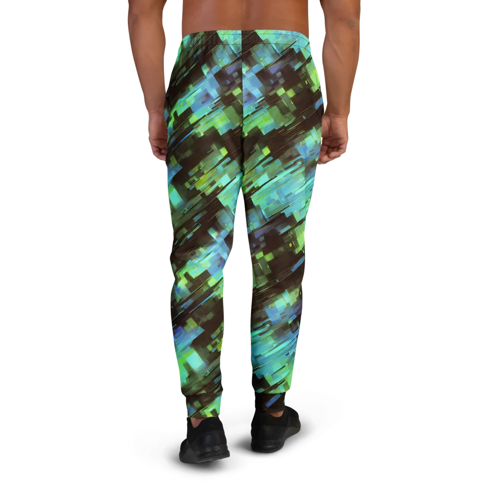 Cyber Shard on Men's Joggers — Back