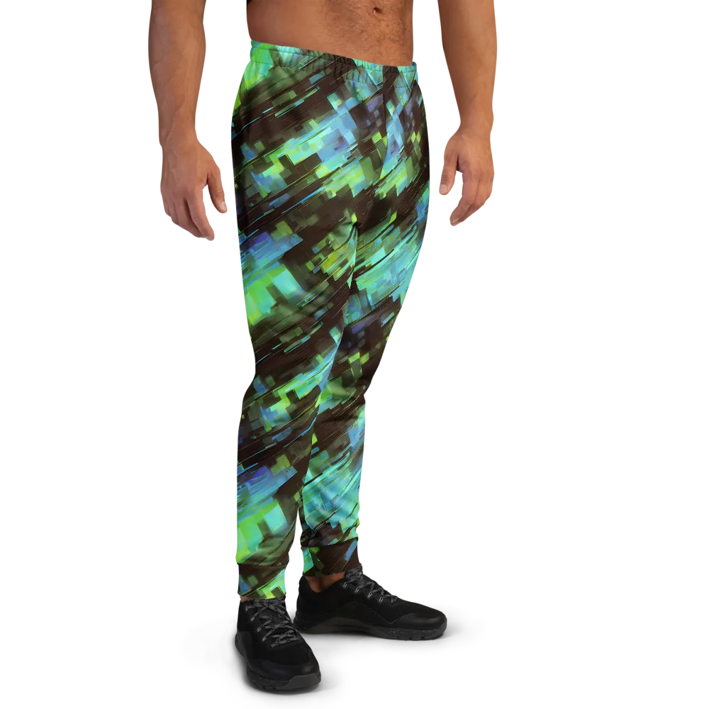 Cyber Shard on Men's Joggers — Right