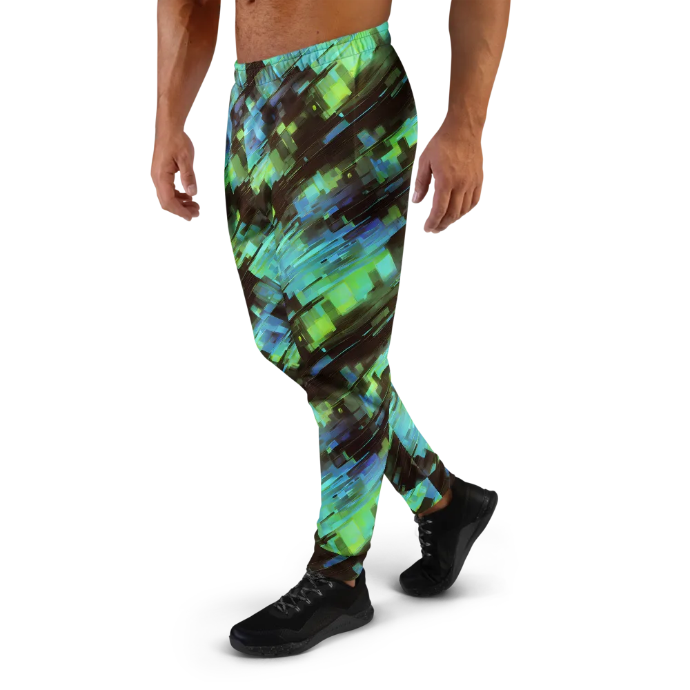 Cyber Shard on Men's Joggers — Left