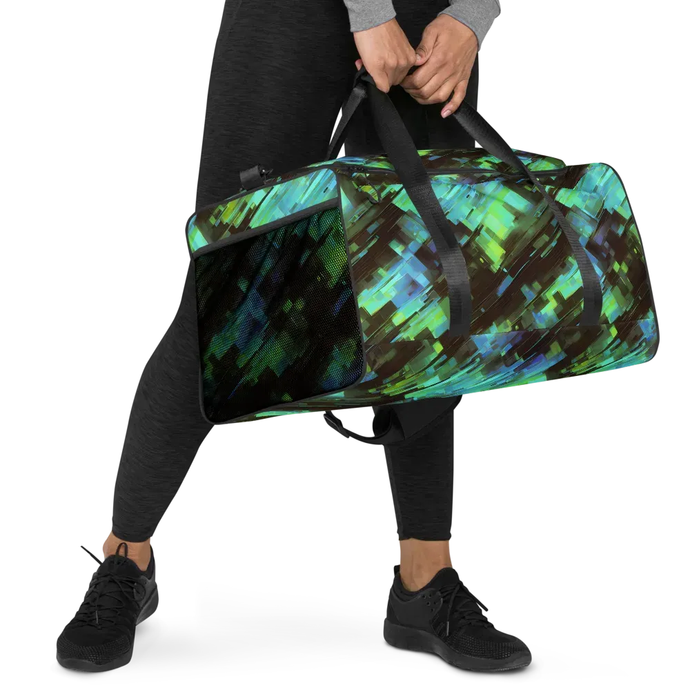 Cyber Shard on Duffle Bag — Right Front