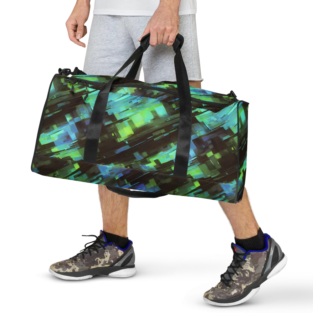 Cyber Shard on Duffle Bag — Front