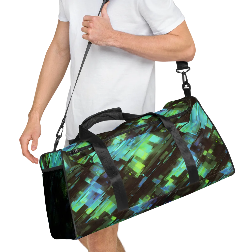 Cyber Shard on Duffle Bag — Right Front