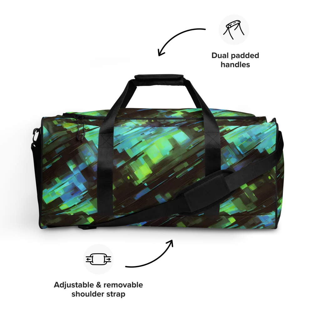 Cyber Shard on Duffle Bag — Front
