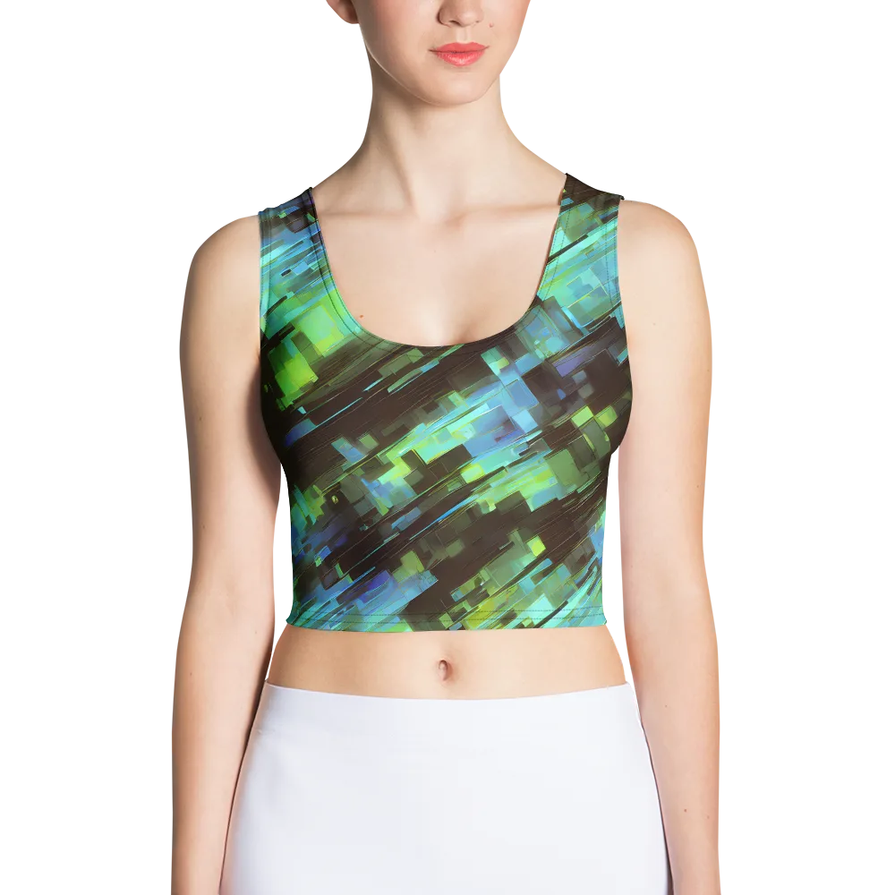 Cyber Shard on Crop Top — Front
