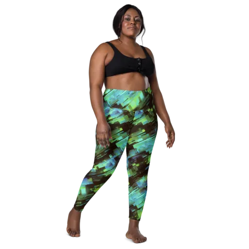 Cyber Shard on a Leggings with Pockets
