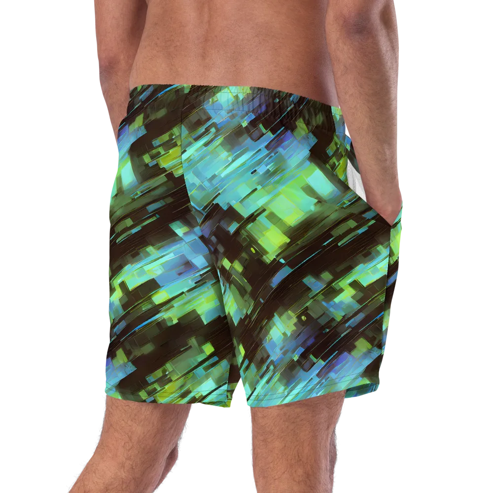 Cyber Shard on Swim Trunks — Right Back