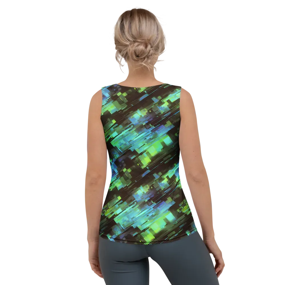 Cyber Shard on Women's Tank Top — Back