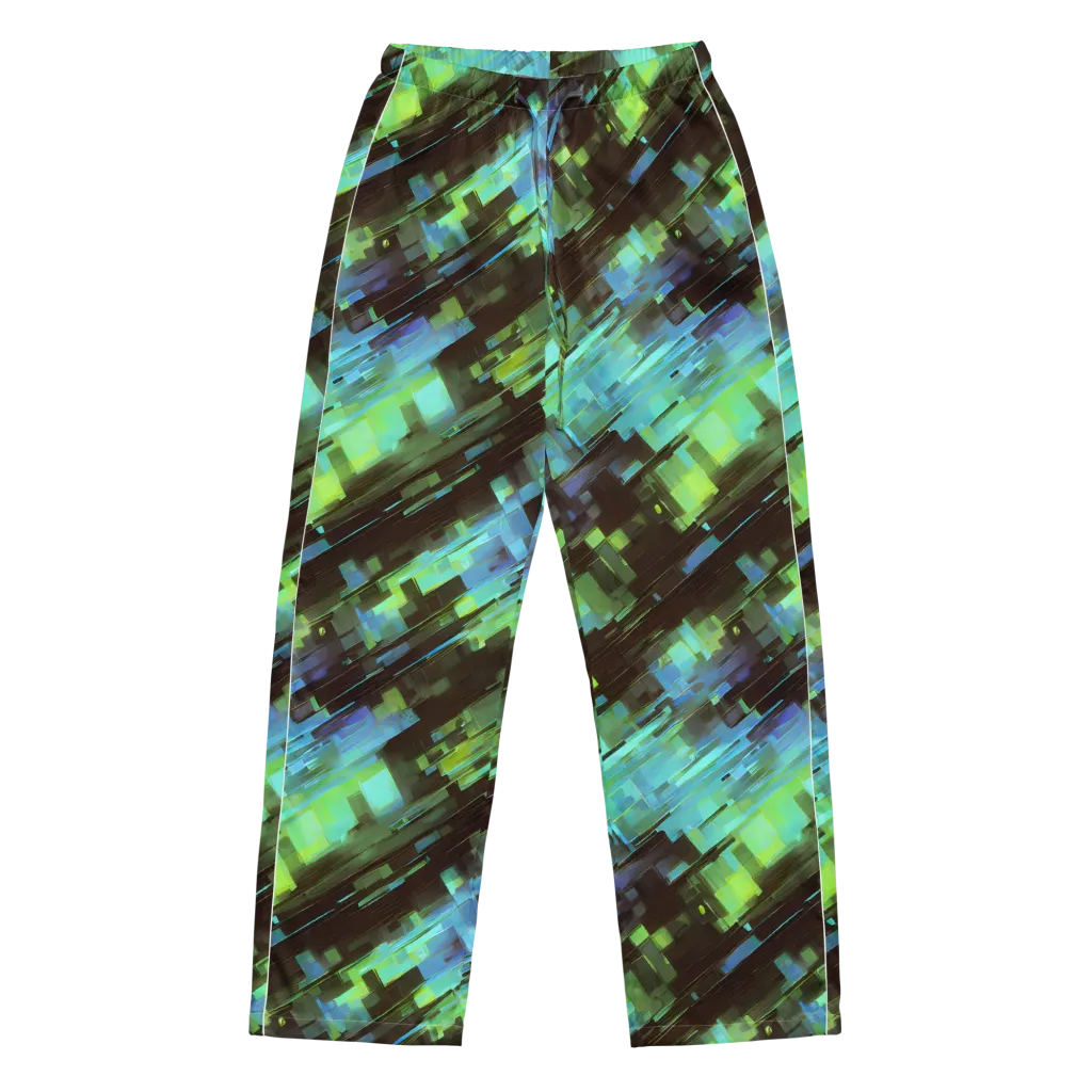 Cyber Shard on Women's Pajama Pants — Front