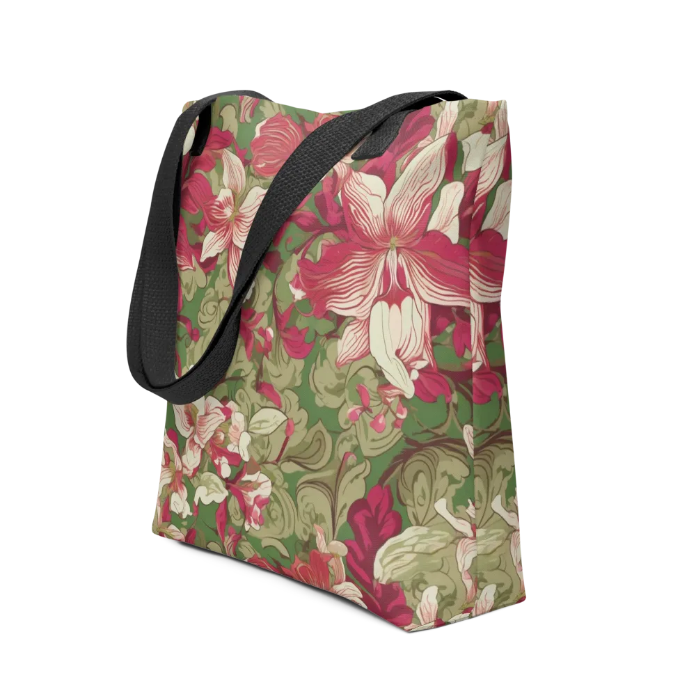 Burgundy Botanica on Tote Bag — Front