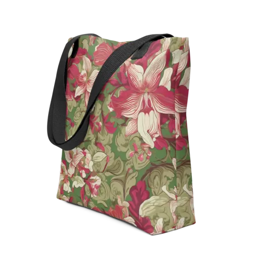 Burgundy Botanica on a Tote Bag