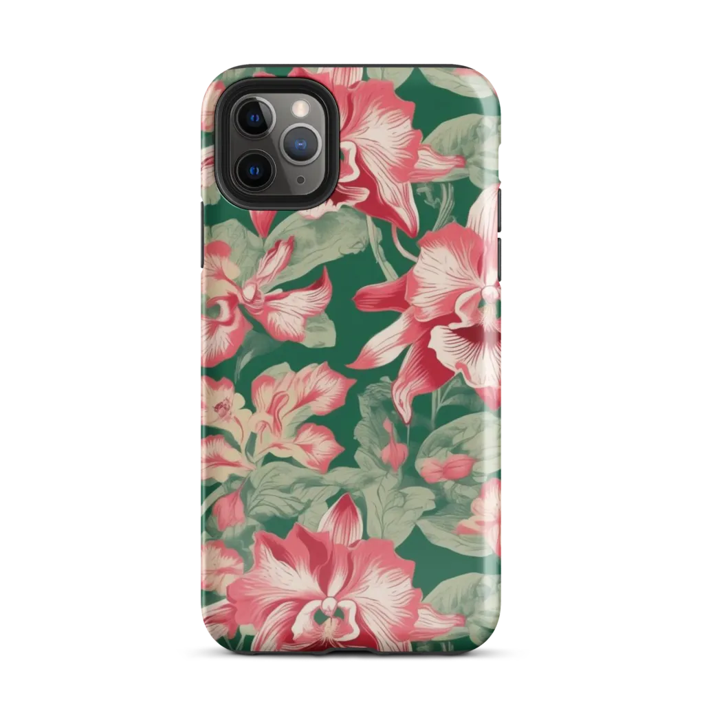 Verdant Bloom on Tough Case for iPhone® — Front