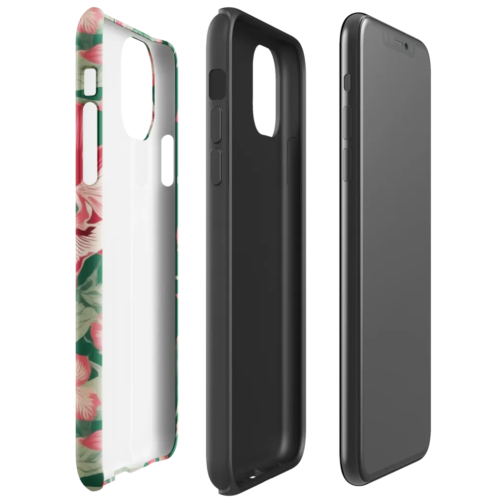 Verdant Bloom on Tough Case for iPhone® — Right