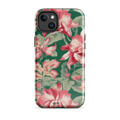 Verdant Bloom on a MagSafe Tough Case for iPhone®