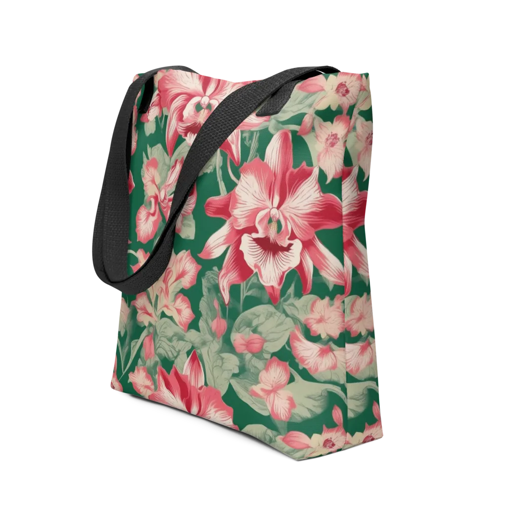 Verdant Bloom on Tote Bag — Front