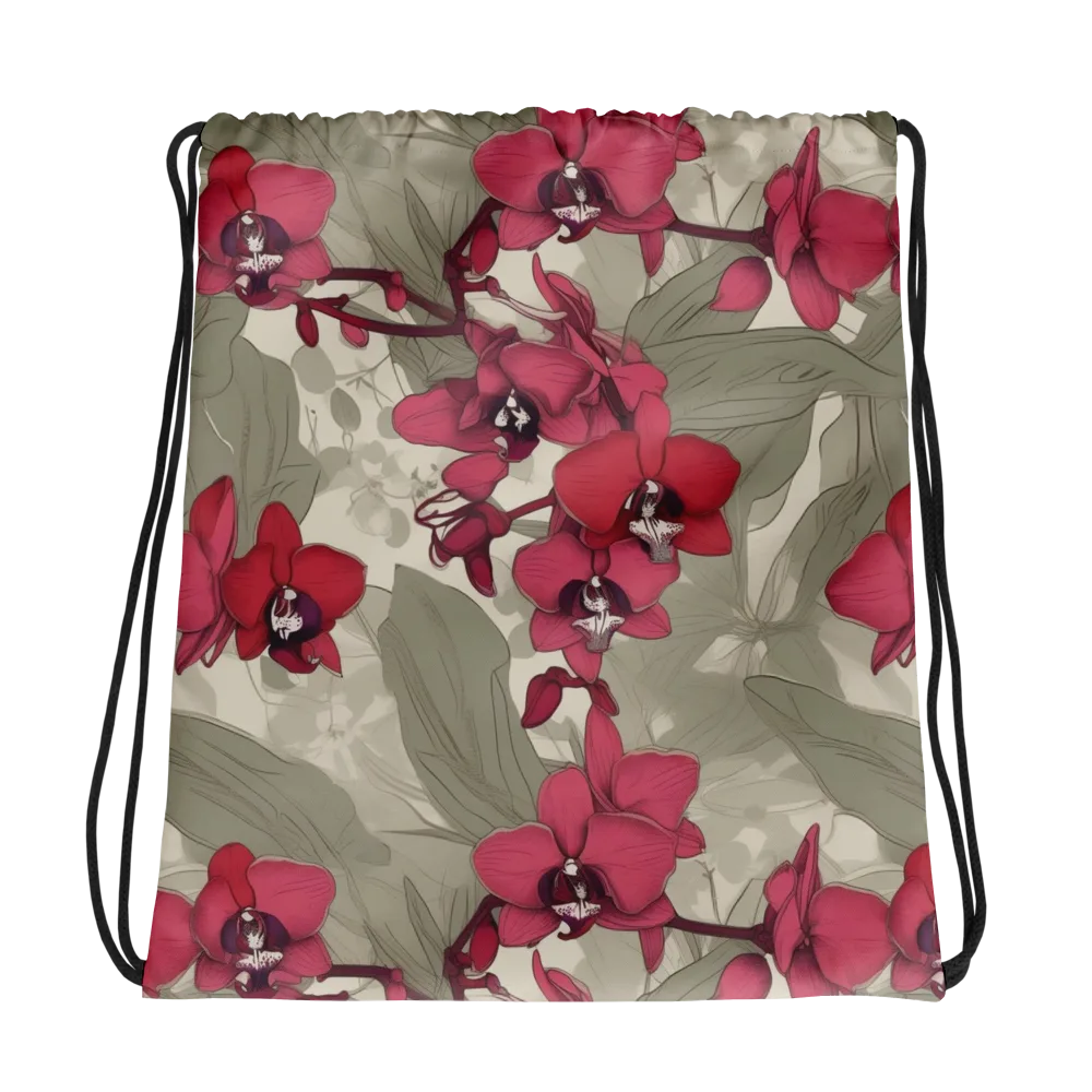 Orchid Nocturne on Drawstring Bag — Photo