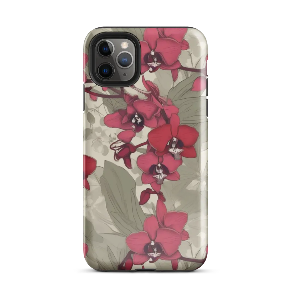Orchid Nocturne on Tough Case for iPhone® — Front