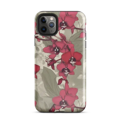 Orchid Nocturne on a Tough Case for iPhone®