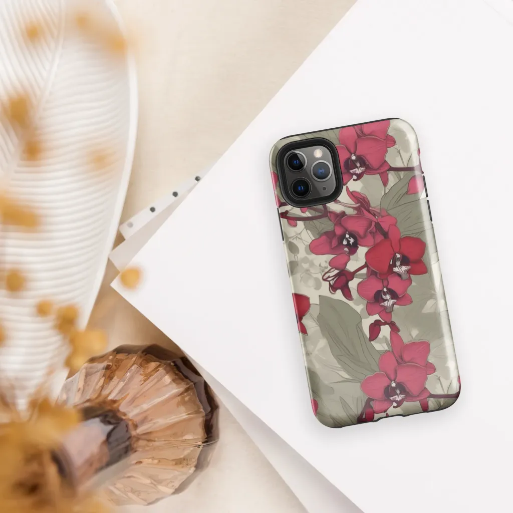 Orchid Nocturne on Tough Case for iPhone® — Front