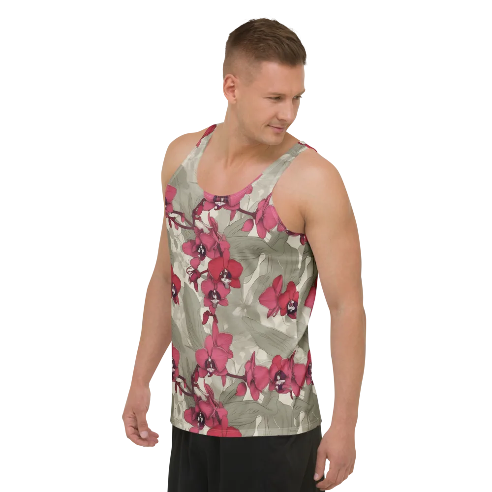 Orchid Nocturne on Men's Tank Top — Left Front
