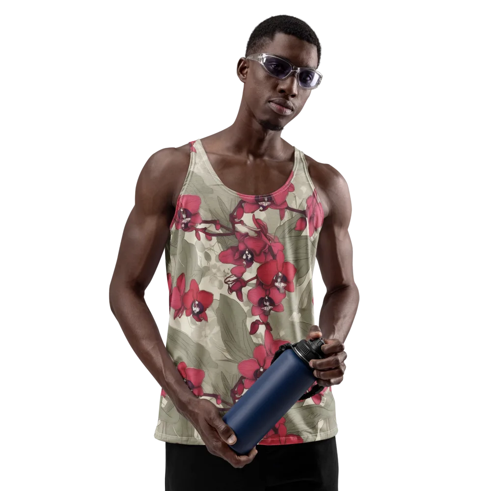 Orchid Nocturne on Men's Tank Top — Front