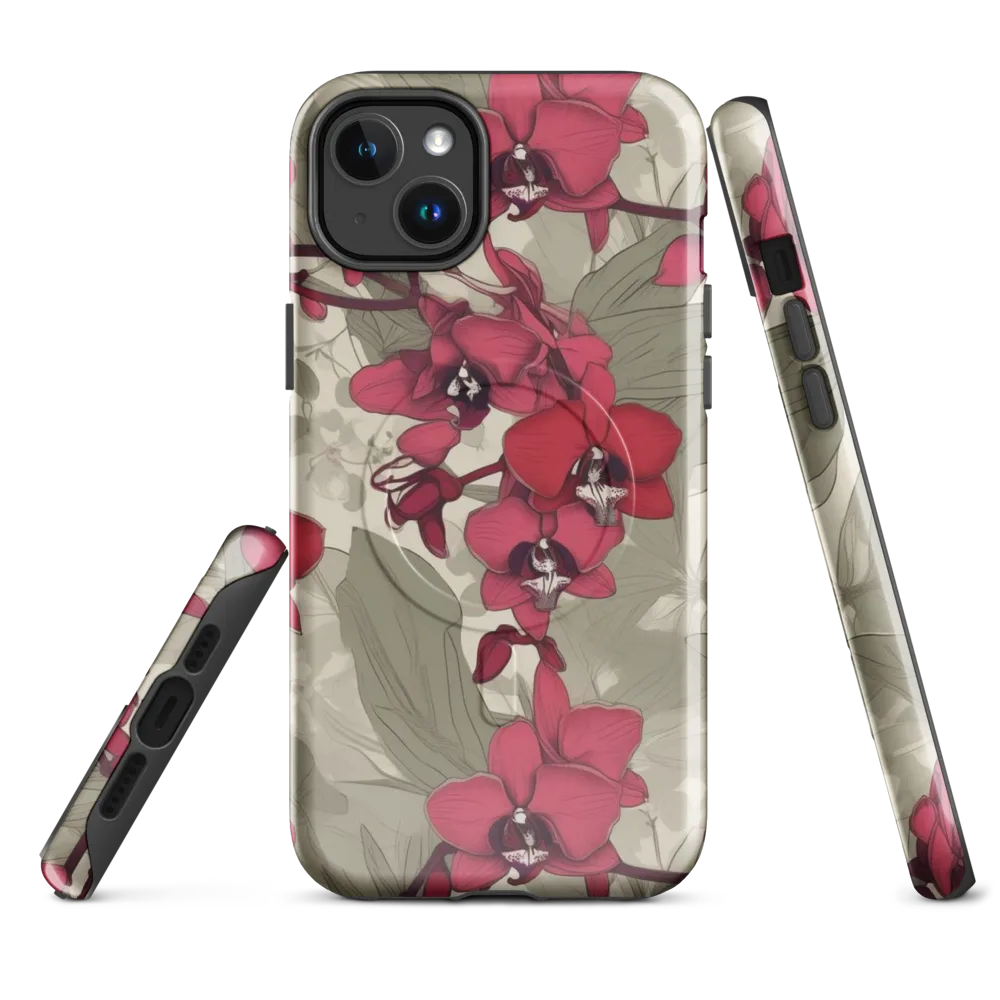 Orchid Nocturne on MagSafe Tough Case for iPhone® — Front