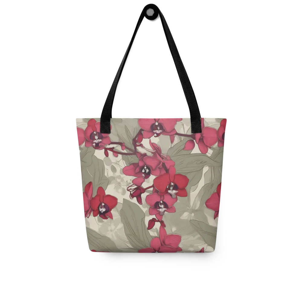 Orchid Nocturne on Tote Bag — Front