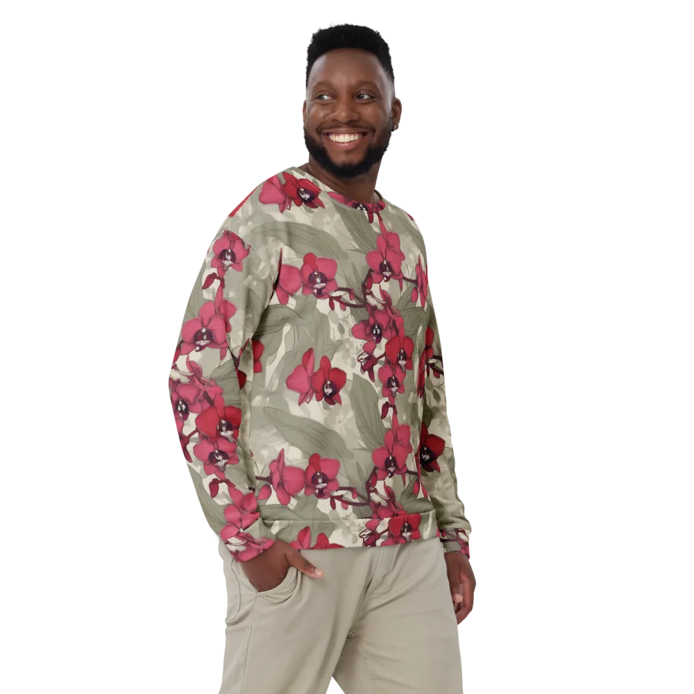 Orchid Nocturne on Sweatshirt — Front