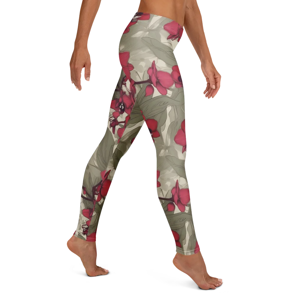 Orchid Nocturne on Leggings — Right
