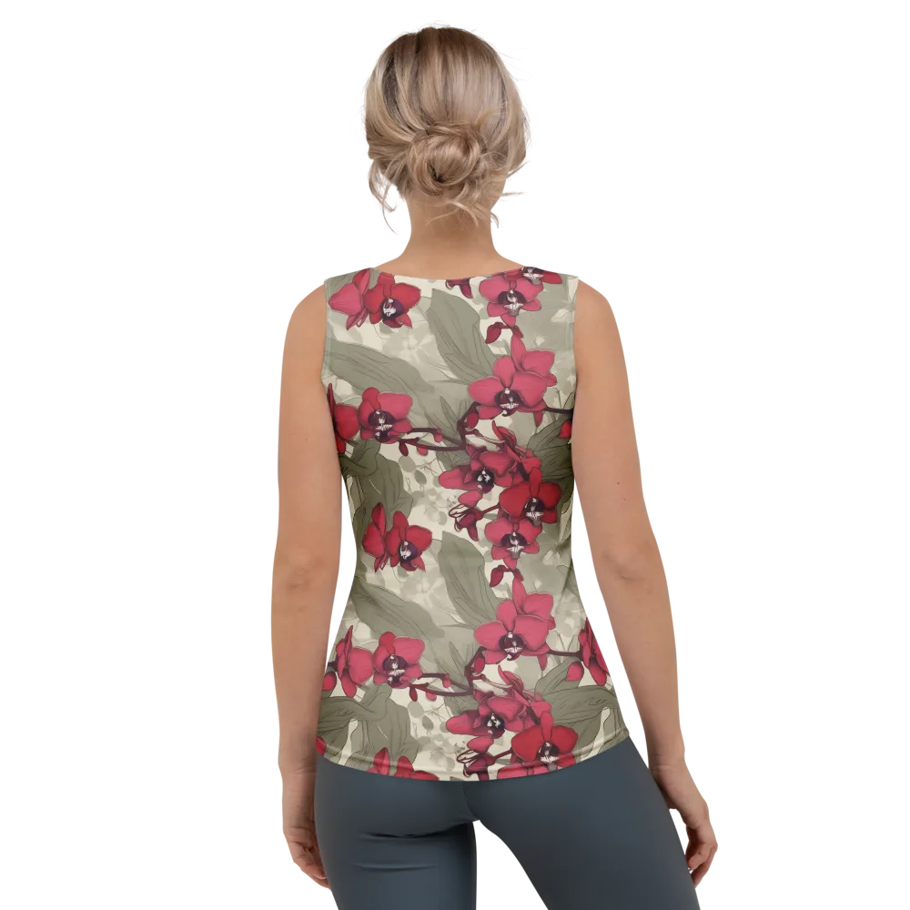 Orchid Nocturne on Women's Tank Top — Back