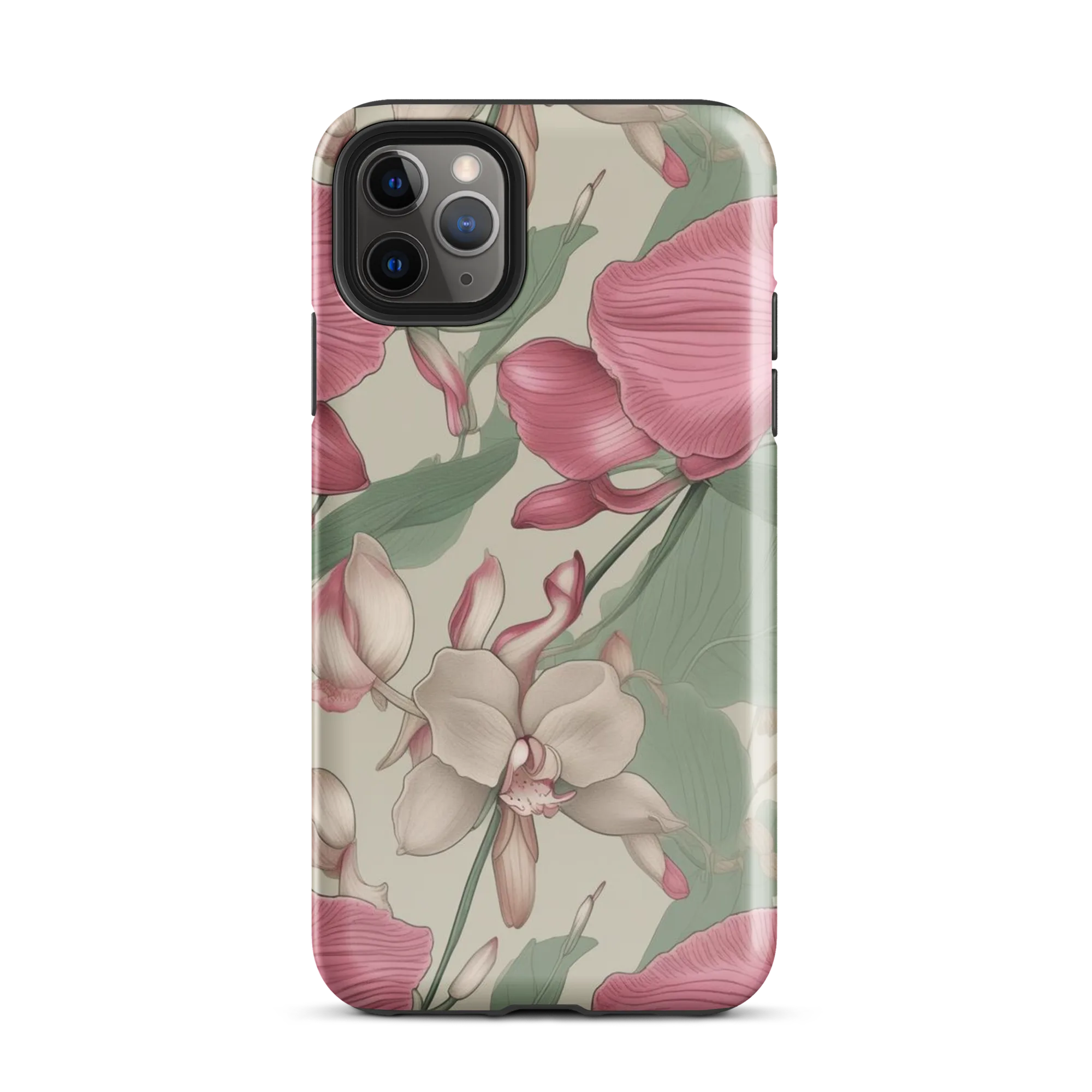Orchid Herbarium on Tough Case for iPhone® — Front