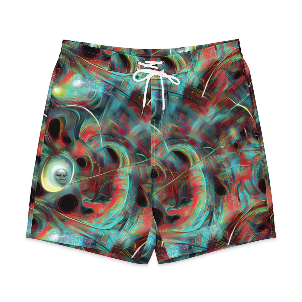 Dreamwave on Men's Board Shorts — Front
