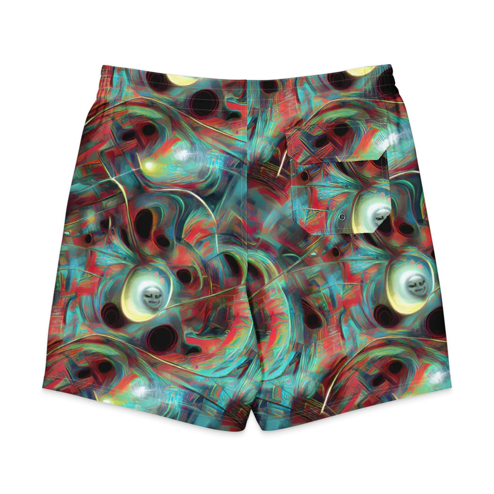 Dreamwave on Men's Board Shorts — Back