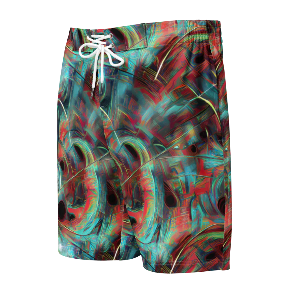 Dreamwave on Men's Board Shorts — Front