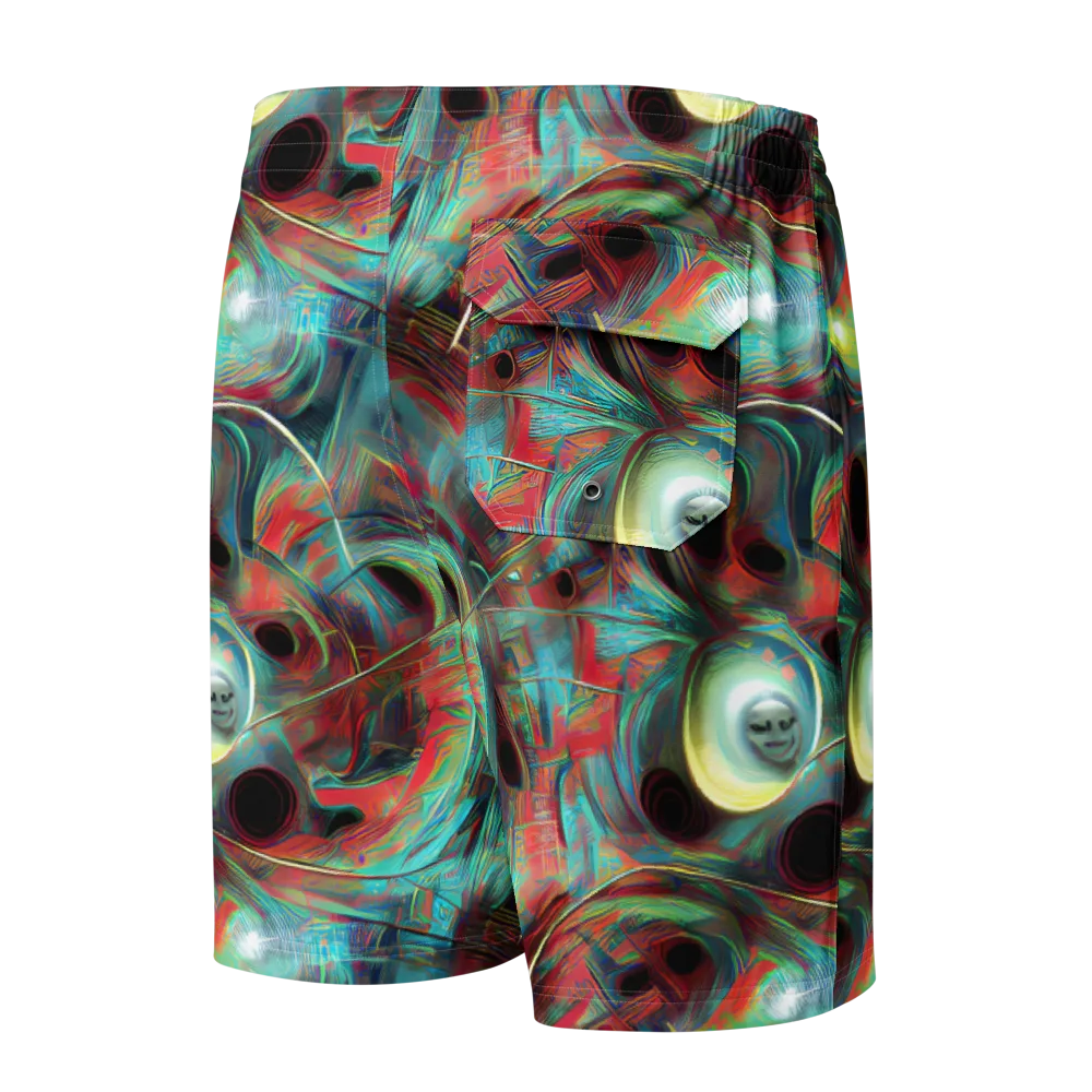 Dreamwave on Men's Board Shorts — Back