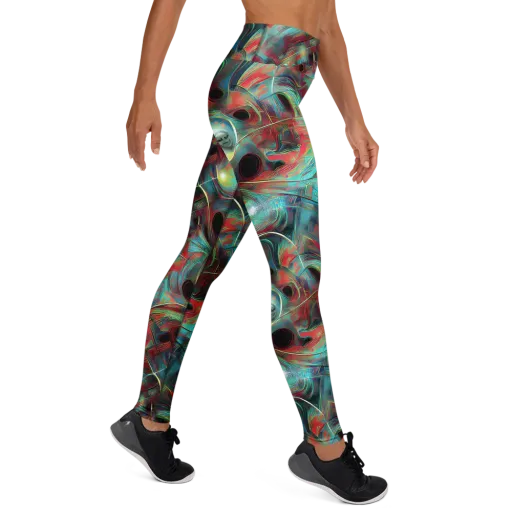Dreamwave on a Yoga Leggings