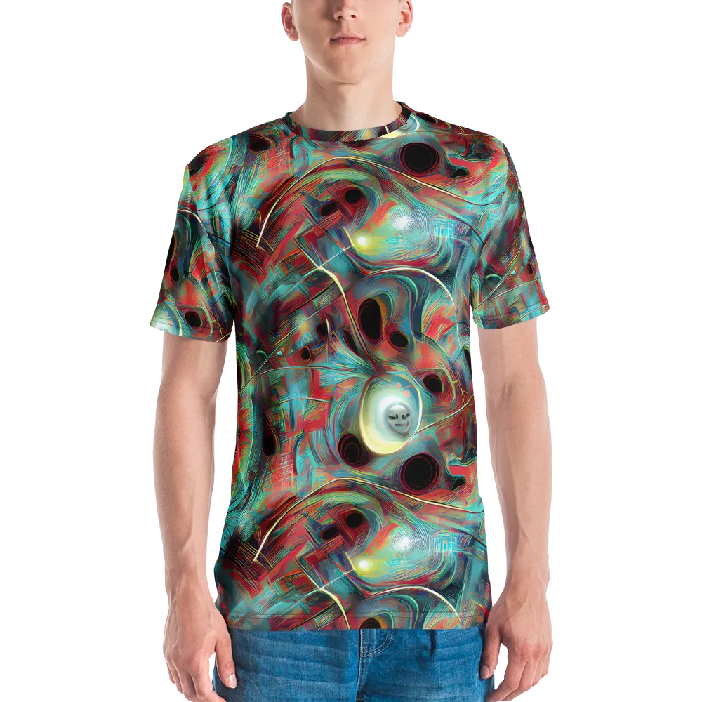 Dreamwave on Men's Crew Neck T-Shirt — Front