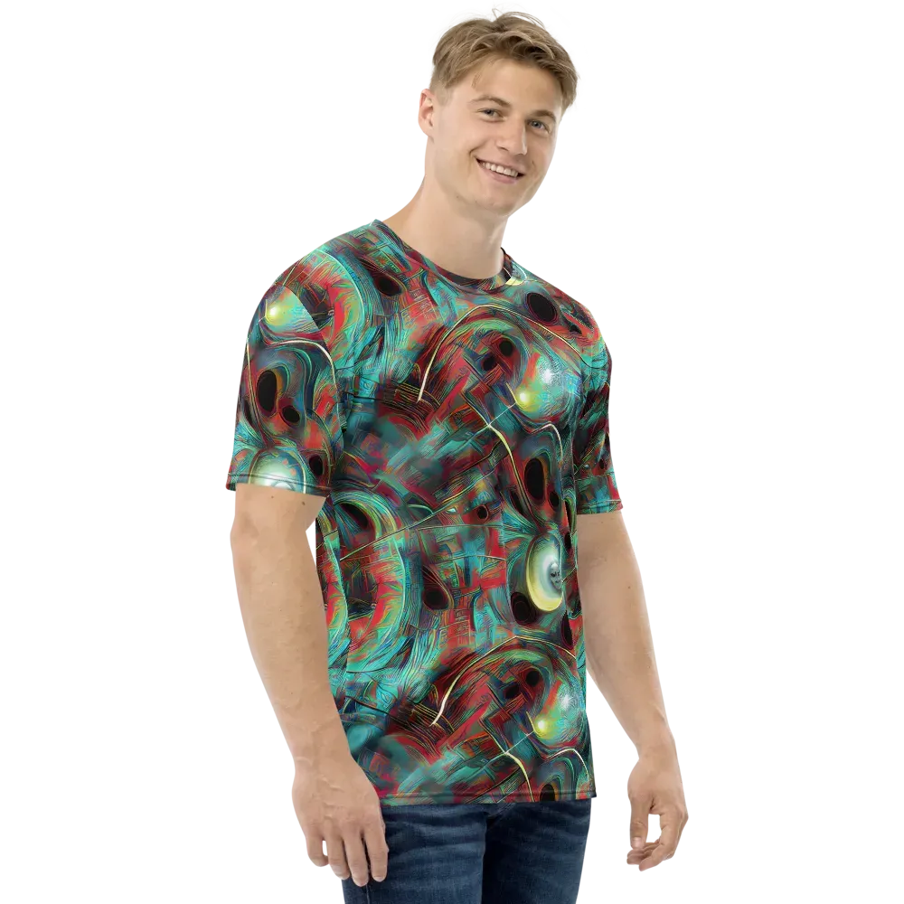 Dreamwave on Men's Crew Neck T-Shirt — Right