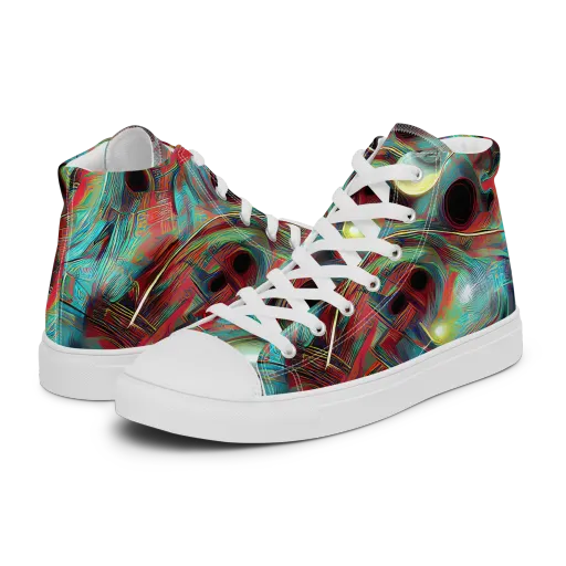 Dreamwave on a Men's High Top Canvas Shoes