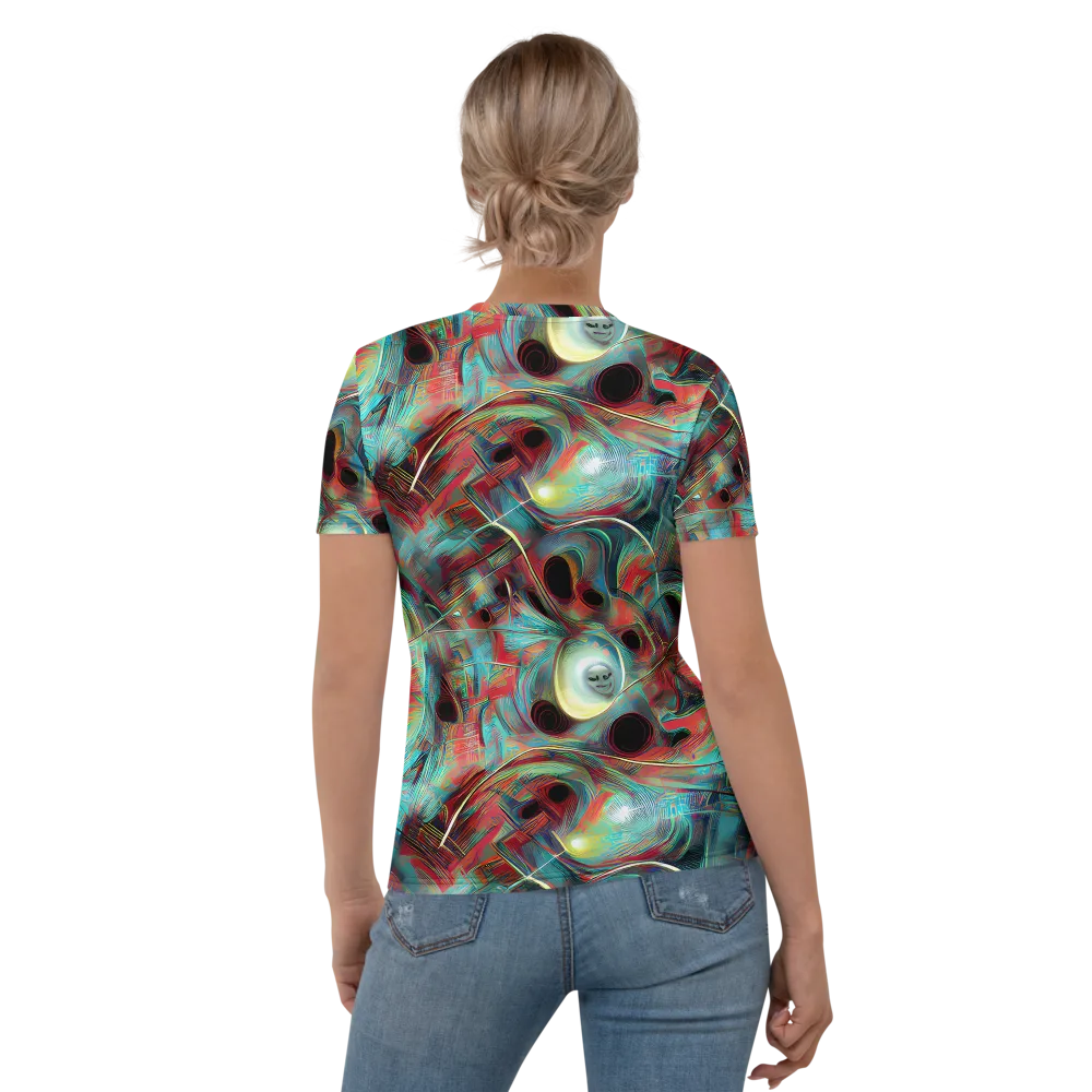 Dreamwave on Women's Crew Neck T-Shirt — Back