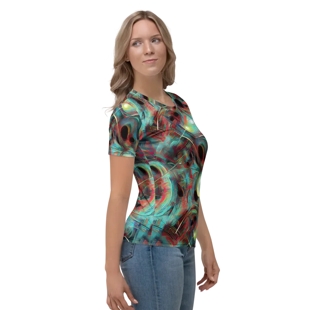 Dreamwave on Women's Crew Neck T-Shirt — Right