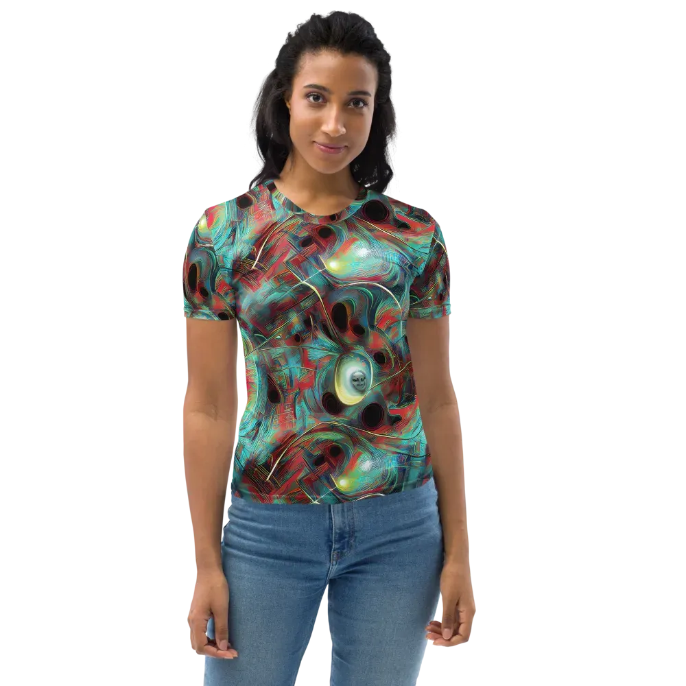 Dreamwave on Women's Crew Neck T-Shirt — Front