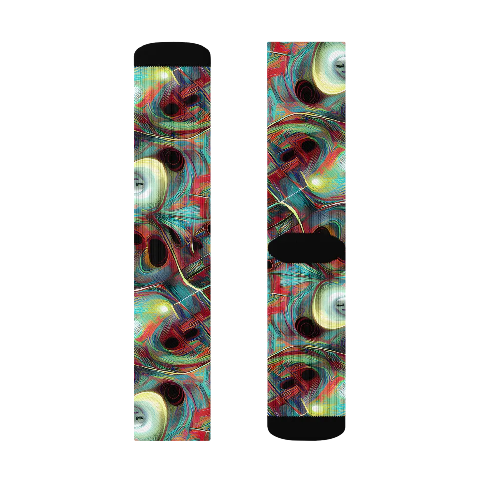 Dreamwave on Socks — Left Sock
