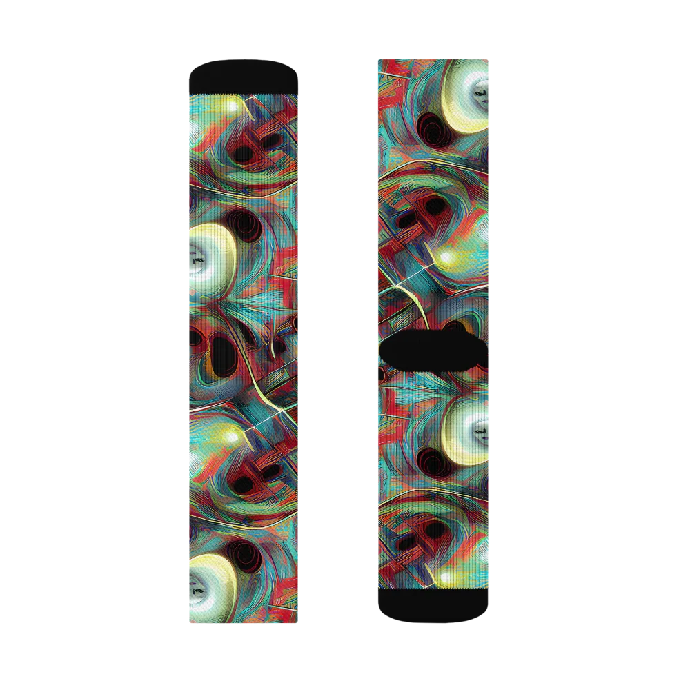Dreamwave on Socks — Right Sock