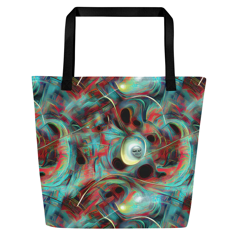 Dreamwave on Large Tote Bag W/ Pocket — Front
