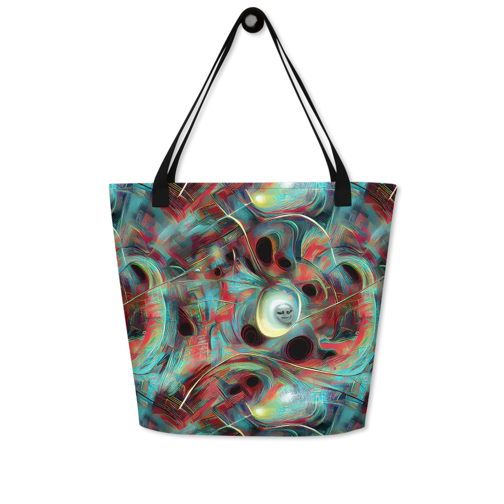 Dreamwave on Large Tote Bag W/ Pocket — Front
